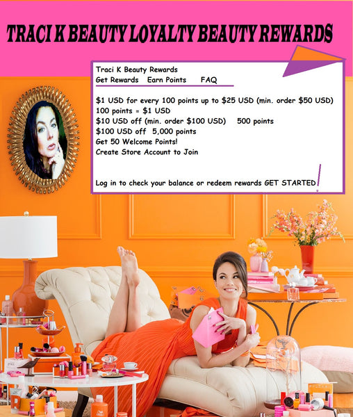Introducing the Traci K Beauty Loyalty Rewards Program apply NOW🎁