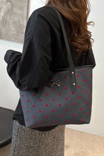 Load image into Gallery viewer, Bow Trim Polyester Tote Bag