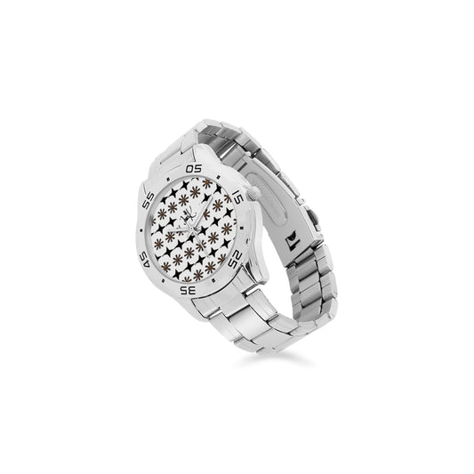 Traci K* Luxury Analog Stainless Steel Designer Mens Watch Men's Stainless Steel Analog Watch(Model 108)