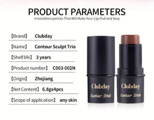 Load image into Gallery viewer, Clubday Water Jelly Makeup by Traci K Beauty Box 4pcs/set Contour Blush Stick Set for Cheeks, Face Makeup Beauty, Jelly Foundation, Eye Brightener, Pink Peach Cream Blush Kit