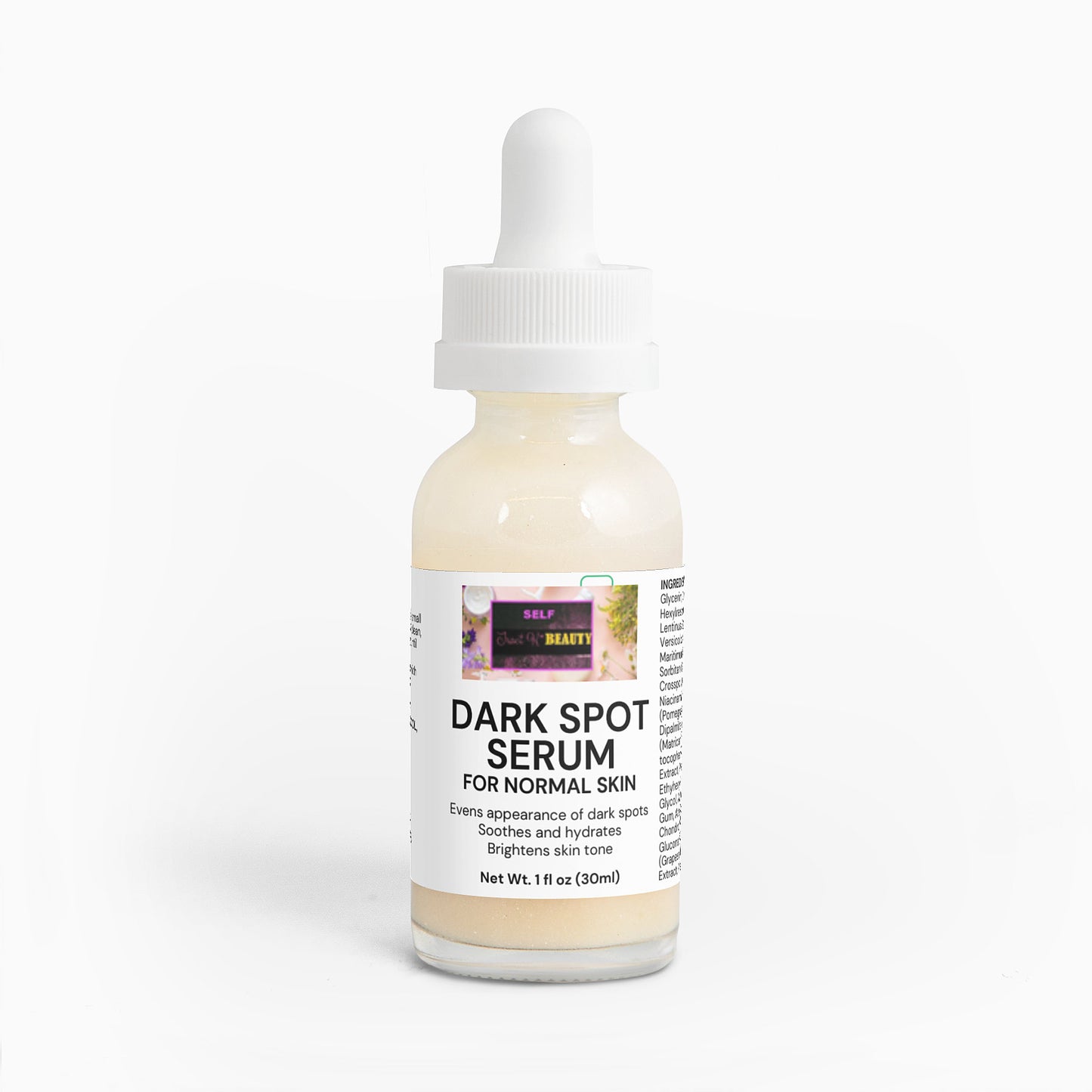 SELF by Traci K Beauty Dark Spot Corrector Serum for Normal Skin Face and Hands