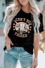 Load image into Gallery viewer, CAN'T BE TAMED Graphic Short Sleeve Tee