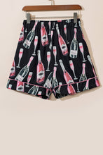 Load image into Gallery viewer, Champagne Print Short Sleeve Top and Shorts Set