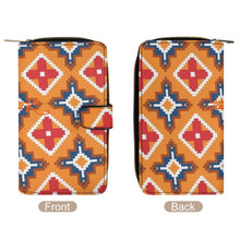 Load image into Gallery viewer, Traci K Designer Western Motif Leather Wallet Leather Wallet