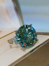 Load image into Gallery viewer, 20 Carat Moissanite 925 Sterling Silver Ring