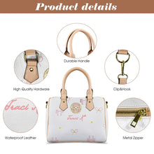 Load image into Gallery viewer, Traci K Put a Bow On It Boston Sachel Handbag Boston Leather Handbag-Khaki Handle (Model 1746)