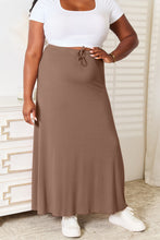 Load image into Gallery viewer, Double Take Full Size Soft Rayon Drawstring Waist Maxi Skirt