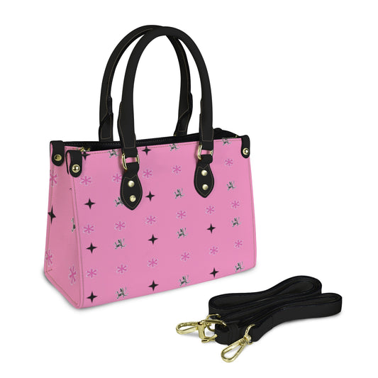 Traci K Official Patterned PU Leather Handbag-Small (Model 1747)
