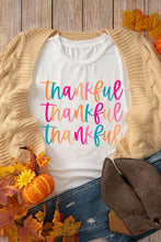 Load image into Gallery viewer, Full Size THANKFUL Round Neck Short Sleeve T-Shirt