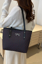 Load image into Gallery viewer, Bow Trim Polyester Tote Bag