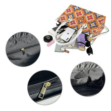 Load image into Gallery viewer, Traci K Designer Western Motif PU Leather Hand Bag White Handle (Model 1747)