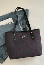 Load image into Gallery viewer, Bow Trim Polyester Tote Bag