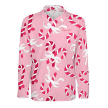 Load image into Gallery viewer, Men's sports polo shirt Men's Long Sleeve Polo Shirt