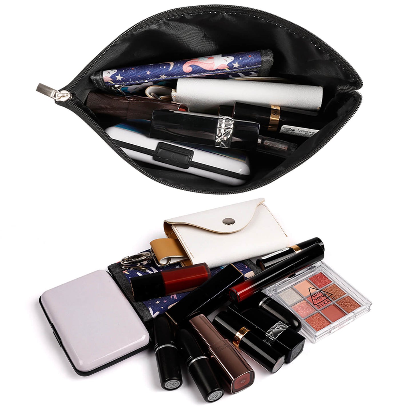 Traci K Designer Western Motif Portable Portable Cosmetic Bag