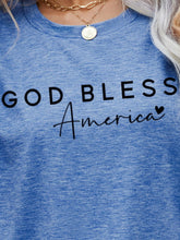 Load image into Gallery viewer, GOD BLESS AMERICA Graphic Short Sleeve Tee