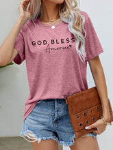 Load image into Gallery viewer, GOD BLESS AMERICA Graphic Short Sleeve Tee