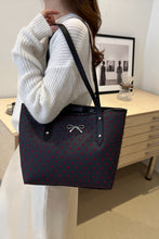 Load image into Gallery viewer, Bow Trim Polyester Tote Bag