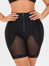 Load image into Gallery viewer, Full Size High-Waisted Lace Trim Shaping Shorts