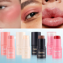 Load image into Gallery viewer, Clubday Water Jelly Makeup by Traci K Beauty Box 4pcs/set Contour Blush Stick Set for Cheeks, Face Makeup Beauty, Jelly Foundation, Eye Brightener, Pink Peach Cream Blush Kit