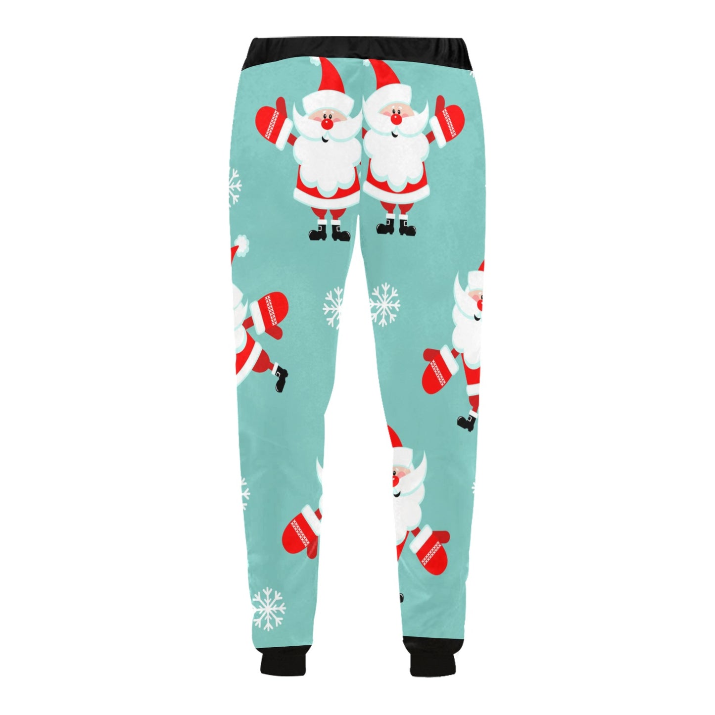 Traci K* Cute Mens Santa Joggers Men's All Over Print Sweatpants (Model L11)