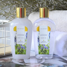 Load image into Gallery viewer, Luxury Lavender Scent Spa Gift Basket in Weaved Bag, Women Body and Bath Set with Bubble Bath, Bath Salts, Body Butter