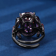 Load image into Gallery viewer, Put a Bow On It Retro 12*16MM Ruby Sapphire Pink Quartz Amethyst Rings Charms Gemstone Party Fine Jewelry for Women Accessories Anniversary Gift