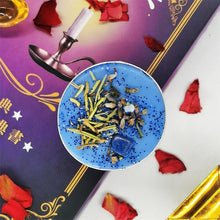 Load image into Gallery viewer, Candle Manifestation Herbal Intention Candle Unscented Spell Dried Flowers Candles with Crystal Tea Lights
