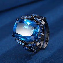 Load image into Gallery viewer, Put a Bow On It Retro 12*16MM Ruby Sapphire Pink Quartz Amethyst Rings Charms Gemstone Party Fine Jewelry for Women Accessories Anniversary Gift