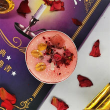 Load image into Gallery viewer, Candle Manifestation Herbal Intention Candle Unscented Spell Dried Flowers Candles with Crystal Tea Lights