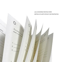 Load image into Gallery viewer, Gratitude Journal Diary Notebook Self-discipline Punching Schedule Plan Reflection & Manifestation Journal Stationery