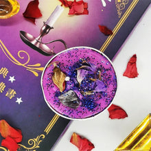 Load image into Gallery viewer, Candle Manifestation Herbal Intention Candle Unscented Spell Dried Flowers Candles with Crystal Tea Lights