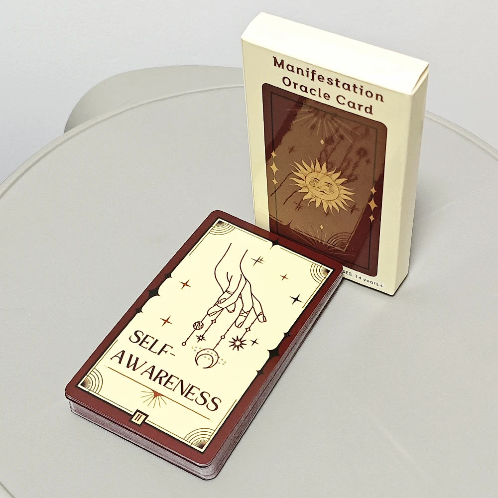 Manifestation Oracle Deck 33 Card Oracle Deck 10.3*6cm Manifest Your Dreams, Find Your Purpose,