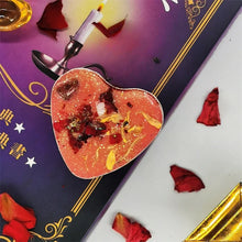 Load image into Gallery viewer, Candle Manifestation Herbal Intention Candle Unscented Spell Dried Flowers Candles with Crystal Tea Lights