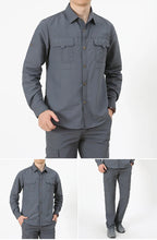 Load image into Gallery viewer, High Quality Men's Shirts Quick Drying Oversized Overshirt Breathable Thin Casual Shirt Men Clothing Fishing Camping Shirt AF102
