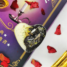 Load image into Gallery viewer, Candle Manifestation Herbal Intention Candle Unscented Spell Dried Flowers Candles with Crystal Tea Lights