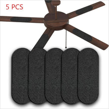 Load image into Gallery viewer, Clean Air Activated Carbon Ceiling Fan Filters - 9.76x3.54 Inch Pitch Black Dust Collector for All Fan Blades, Coconut Charcoal Filter