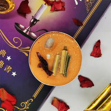 Load image into Gallery viewer, Candle Manifestation Herbal Intention Candle Unscented Spell Dried Flowers Candles with Crystal Tea Lights
