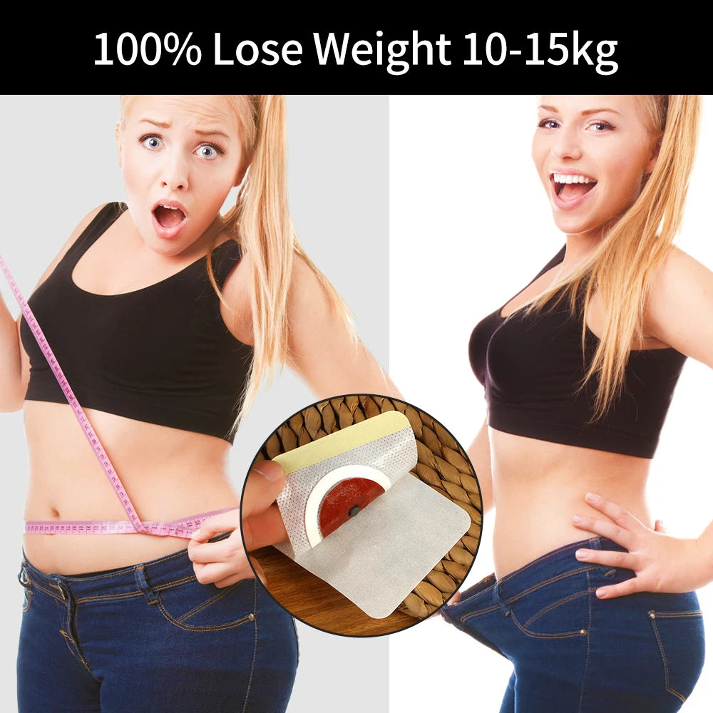 30PCS Weight Loss Belly Slimming Patch Fast Burning Fat Detox Abdominal Navel Sticker Removal Improve Stomach