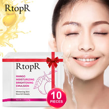 Load image into Gallery viewer, RtopR by Traci K Beauty (FREE SAMPLE PACKAGE )Mango Moisturizing Brightening Lotion Whitening Skin Moisturizing Hydrating Nourish the skin Brighten color Smoothing Lotion