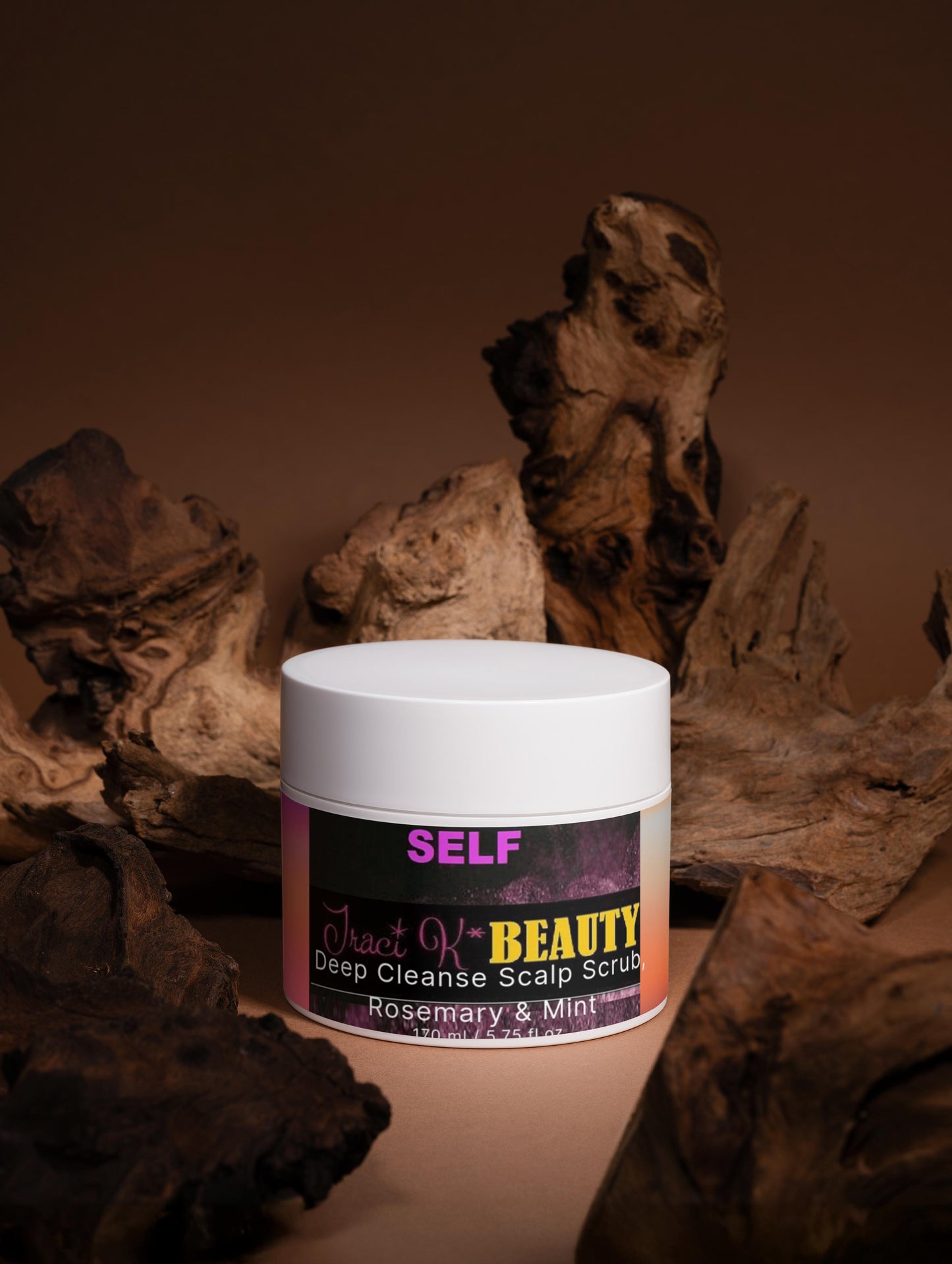 SELF by Traci K Beauty- Deep Cleanse Scalp Scrub, Rosemary & Mint Hair Care