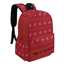 Load image into Gallery viewer, Traci K Varsity Half printed backpack Designer One of  Kind
