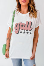 Load image into Gallery viewer, Y'ALL Graphic Round Neck Tee