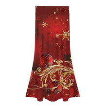 Load image into Gallery viewer, Deck the Ball Fishtail Skirt designed by Traci K* High Waisted Fishtail Skirt