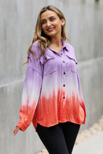 Load image into Gallery viewer, White Birch Relaxed Fit Tie-Dye Button Down Top
