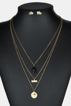 Load image into Gallery viewer, Triple-layer MAMA I LOVE YOU 18K gold-plated Pendant Combo Deal
