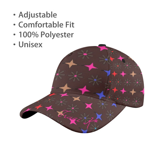 Traci K Trio Patterned Ball Cap All Over Print Dad Cap