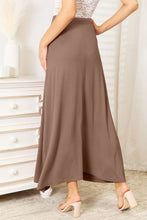 Load image into Gallery viewer, Double Take Full Size Soft Rayon Drawstring Waist Maxi Skirt