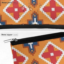 Load image into Gallery viewer, Traci K Designer Western Motif Portable Portable Cosmetic Bag