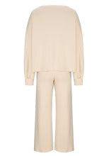Load image into Gallery viewer, Round Neck Long Sleeve Top and Pants Set