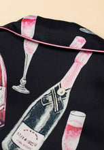 Load image into Gallery viewer, Champagne Print Short Sleeve Top and Shorts Set